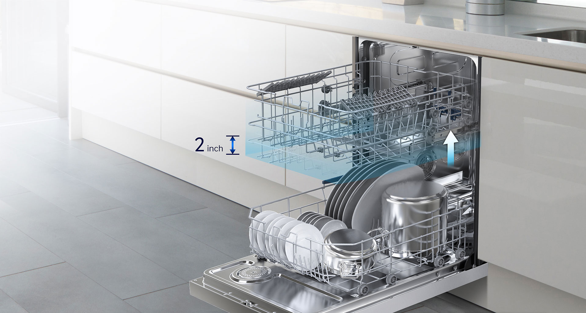 Samsung DW80J3020US/AC 24" Builtin Dishwasher DW80J3020US