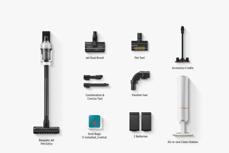 Aspirateur sans fil Bespoke Jet One VS20A95843W/SW - Aspirateur balai