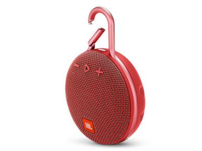 JBL A full-featured waterproof portable Bluetooth speaker with surprisingly powerful sound.-JBLCLIP3RED