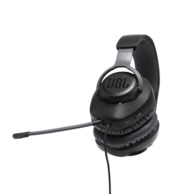 JBL Quantum 100 Wired Over-Ear Gaming Headset - JBLQUANTUM100BLKAM