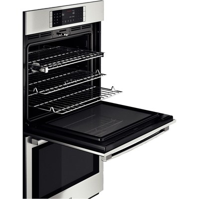 30" Bosch 800 Series Double Wall Oven In Stainless Steel - HBL8651UC