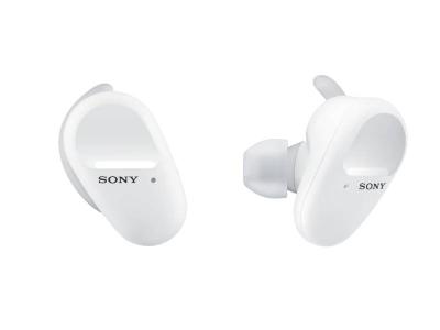 Sony Truly Wireless Noise-Cancelling Headphones for Sports in White  - WFSP800N/W
