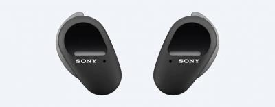 Sony Truly Wireless Noise-Cancelling Headphones for Sports in Black - WFSP800N/B