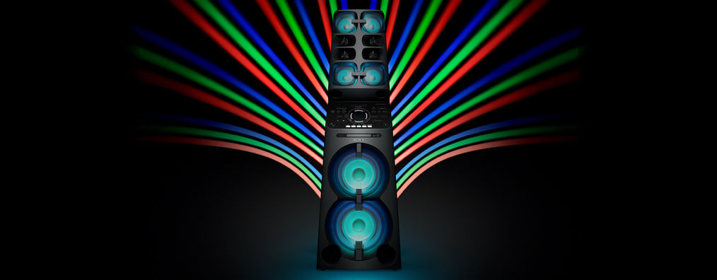 Sony MHCV90W High Power Audio System MUTEKI