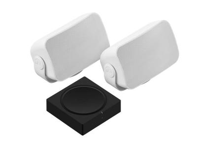 Sonos Outdoor Set Pair of Architectural Speakers by Sonance for Outd