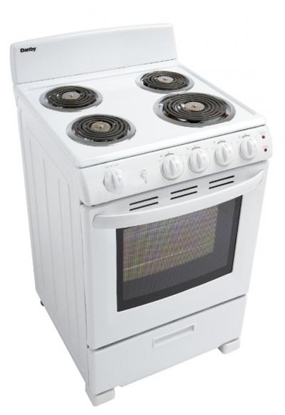 24" Danby 2.9 Cu. Ft. Single Oven Electric Range - DER244WC