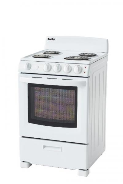 24" Danby 2.9 Cu. Ft. Single Oven Electric Range - DER244WC