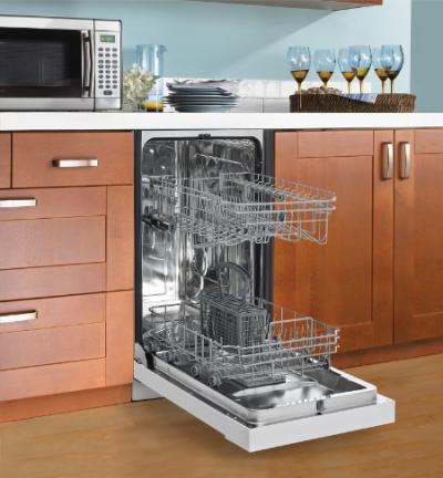 18" Danby White Dishwasher - DDW1804EW