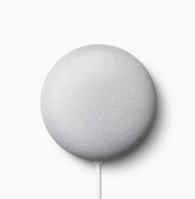 Google Nest Smart Speaker With Built-In Google Assistant - Nest Mini (Chalk)