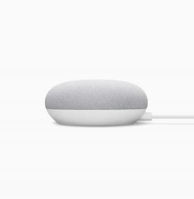 Google Nest Smart Speaker With Built-In Google Assistant - Nest Mini (Chalk)