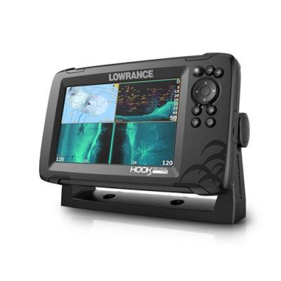 Lowrance HooK Reveal 7 TripleShot with Chirp ,SideScan, DownScan & US Inland Charts - 000-15513-001