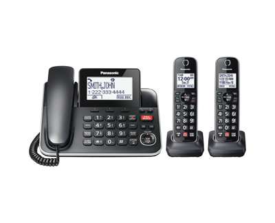 Panasonic Corded Or Cordless Phone With 2 Way Recording - KXTGF872B