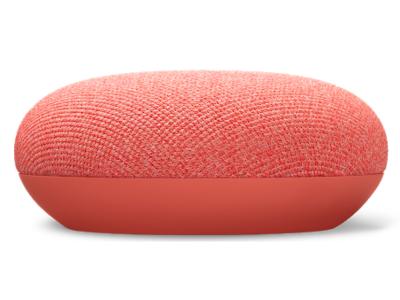 Google Nest Smart Speaker With Built-In Google Assistant - Nest Mini (Coral)