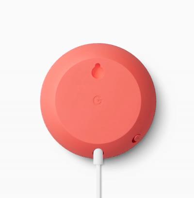 Google Nest Smart Speaker With Built-In Google Assistant - Nest Mini (Coral)