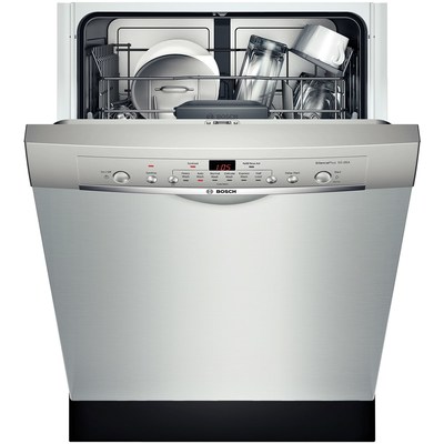 24" Bosch Recessed Handle Ascenta Dishwasher In Stainless Steel - SHE3AR75UC