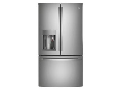 36" GE Profile 27.7 Cu. Ft. Smart Fingerprint Resistant French-Door Refrigerator - PFE28PYNFS