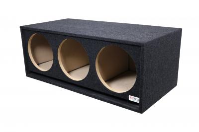 Atrend 12 Inch Three Hole Vented Subwoofer Enclosure - E12TV