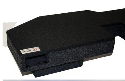 Atrend Single 10 Inch Mass Loaded Vented Carpeted Subwoofer Enclosure - A201-10CPV