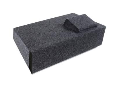 Atrend Single 10 Inch  Vented Carpeted Subwoofer Enclosure - A181-10CPV
