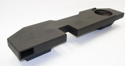 Atrend Single 10 Inch Mass Loaded Vented Spraylinered Subwoofer Enclosure - A201-10V
