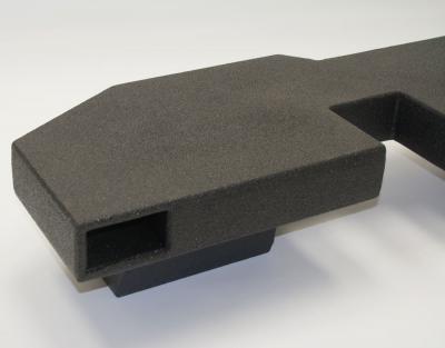 Atrend Single 10 Inch Mass Loaded Vented Spraylinered Subwoofer Enclosure - A201-10V