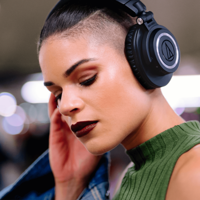 Audio Technica Wireless Over-Ear Headphones - ATH-M50XBT