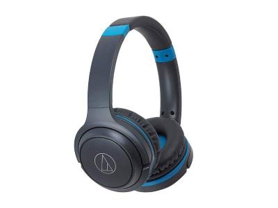 Audio Technica Wireless On-Ear Headphones with Built-in Mic & Controls - ATH-S200BTGBL