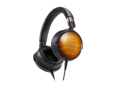 Audio Technica Portable Over-Ear Wooden Headphones -  ATH-WP900