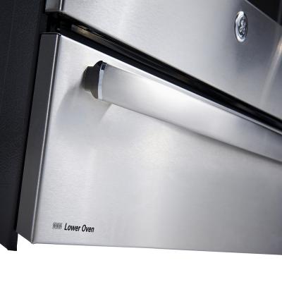 30" GE Profile 6.2 Cu. Ft. Freestanding Electric Range With Baking Drawer In Stainless Steel - PCB987YMFS
