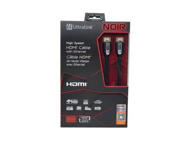 UltraLink Noir High Speed 2m HDMI Cable - ULN2MP