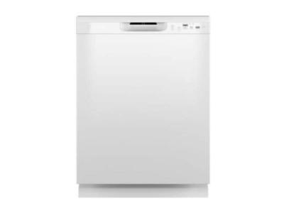 24" GE Built-In Front Control Dishwasher in White - GDF510PGRWW