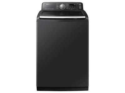 27" Samsung 5.8 Cu.Ft. High Efficient Top Load Washer With Smartcare - WA50T7455AV