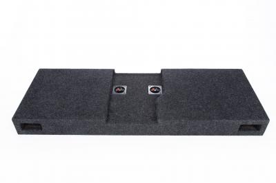Atrend Dual 10" Carpeted Vented Chevrolet-GMC 2007-2013 Crew Cab - A182-10CPV