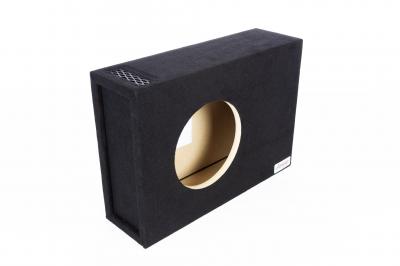 Atrend 10 Inch Single Shallow Mount Vented Subwoofer Enclosure - 10SMV-300.1