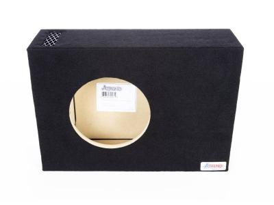 Atrend 10 Inch Single Shallow Mount Vented Subwoofer Enclosure - 10SMV-300.1