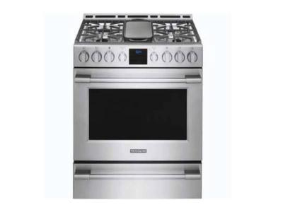 30" Frigidaire Professional 5.6 Cu. Ft. Front Control Gas Range with Air Fry - PCFG3078AF