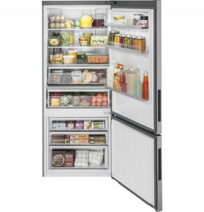 28" Haier 15 Cu. Ft. Bottom Freezer Refrigerator - HRB15N3BGS