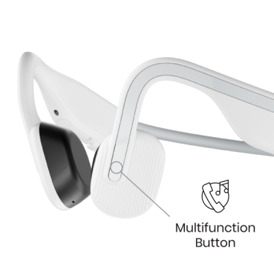 Shokz Open-ear Lifestyle Or Sport Headphone In Alpine White - Openmove (AW)