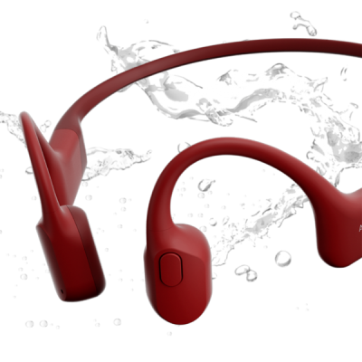 Shokz Standard Open-Ear Endurance Headphones In Solar Red - Aeropex (SR)