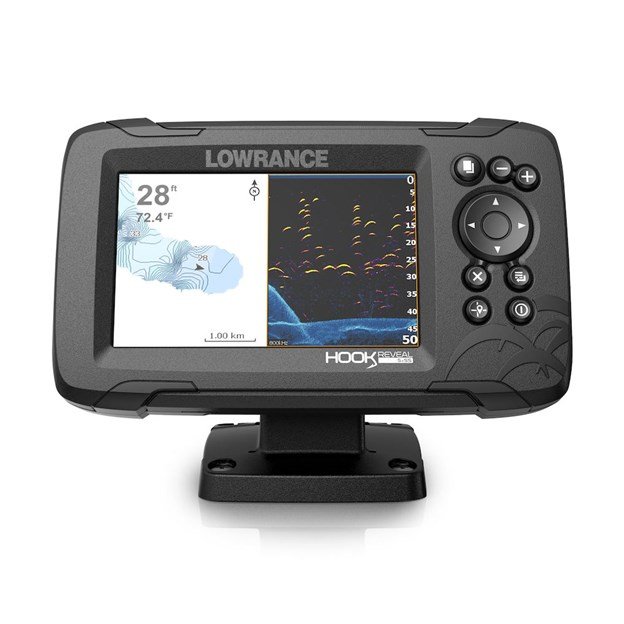 Lowrance Hook REVEAL 7X CHIRP GPS + Tripleshot DownScan/Sidescan Transducer