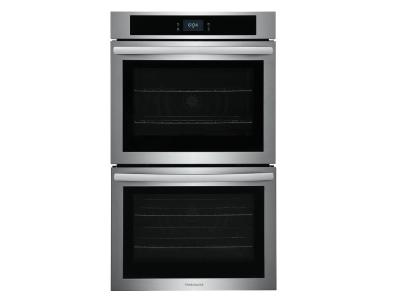 30" Frigidaire 10.6 Cu. Ft. Double Electric Wall Oven With Fan Convection In Stainless Steel - FCWD3027AS