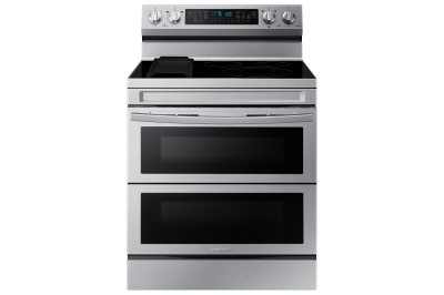 30" Samsung 6.3 cu.ft. Electric Range with Air Fry and Flex Duo - NE63A6751SS