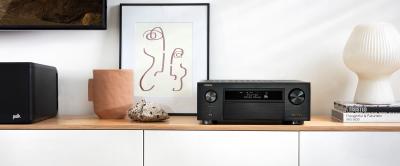 Denon 11.2 Channel 8K AV Receiver with 3D Audio, HEOS Built-in and Voice Control - AVRX6700HBKE3