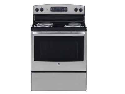 30" GE Free Standing Electric Self Cleaning Range - JCB530SMSS