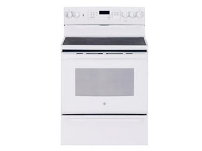 30" GE 5.0 Cu. Ft. Free Standing Electric Self Cleaning Convection Range - JCB840DKWW