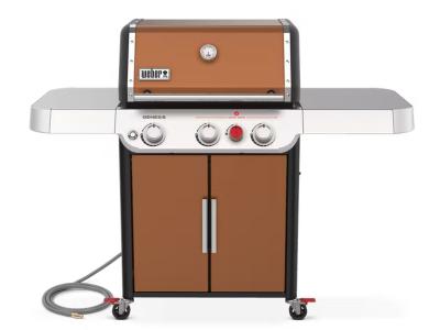 62" Weber Genesis E-325s 3 Burner Natural Gas Grill in Copper - 37320001