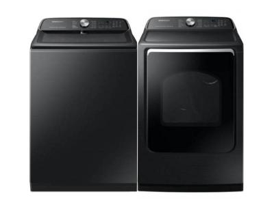 Samsung Top Load Washer and Electric Dryer with SmartThings Wi-Fi - WA52B7650AV-DVE52B7650V