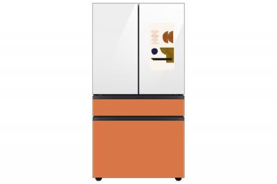 36" Samsung 22.5 Cu. Ft. Bespoke 4 Door French Door Refrigertor with Family Hub- RF23BB8900AWAC