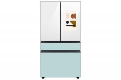 36" Samsung 22.5 Cu. Ft. Bespoke 4 Door French Door Refrigertor with Family Hub- RF23BB8900AWAC