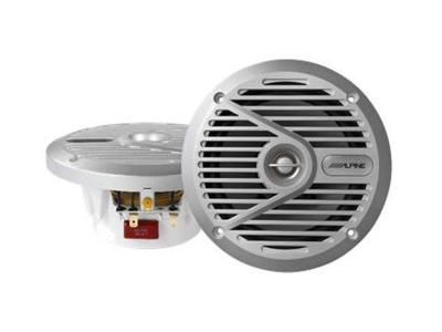 ALPINE 6.5" SILVER COAXIAL 2-WAY MARINE SPEAKER SPS-M601